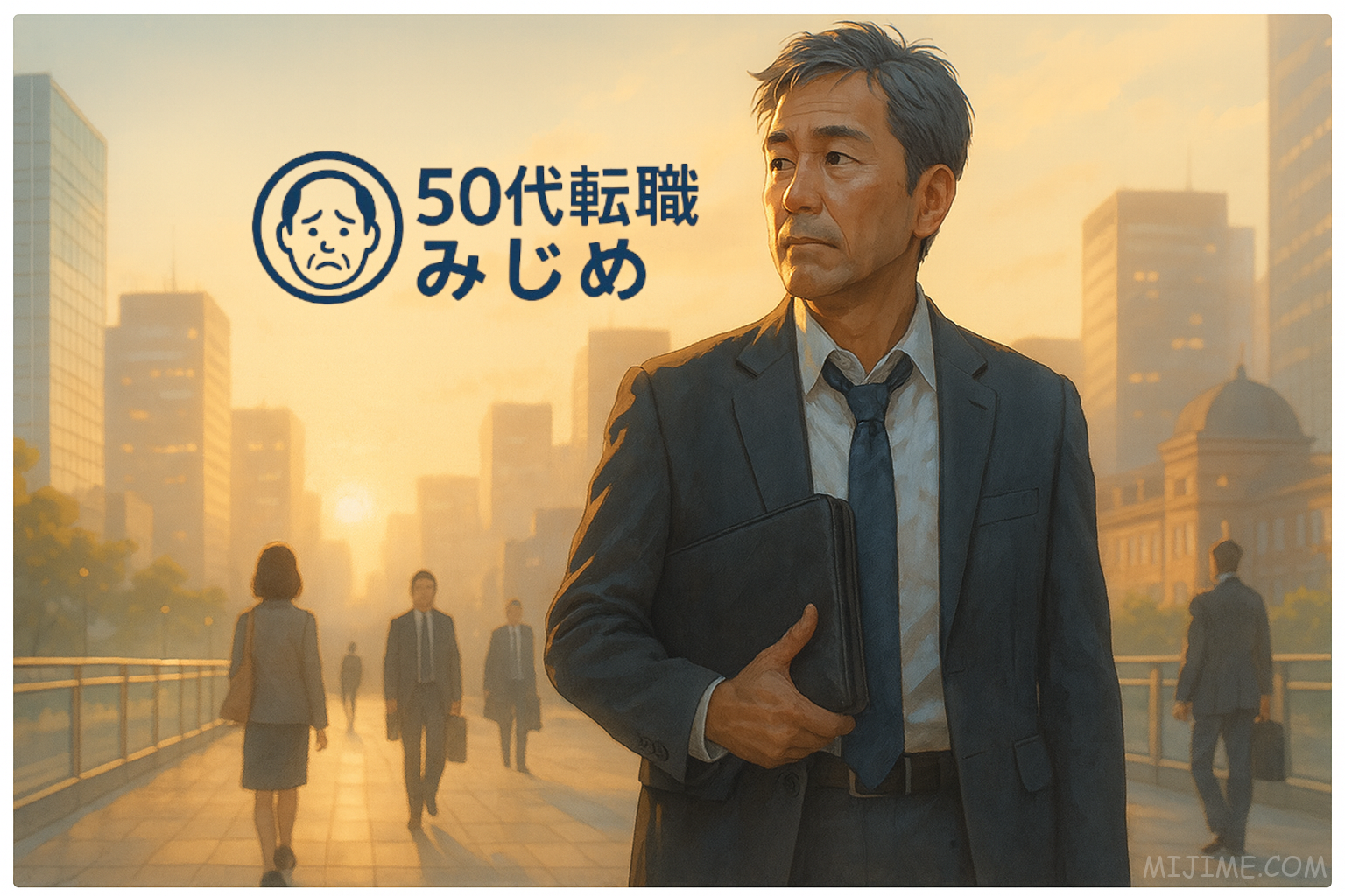 50代転職みじめ